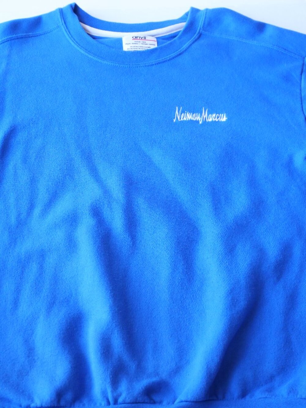 Blue Pullover Men's Medium